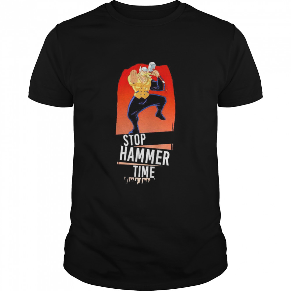 Thor stop hammer time shirt Classic Men's T-shirt