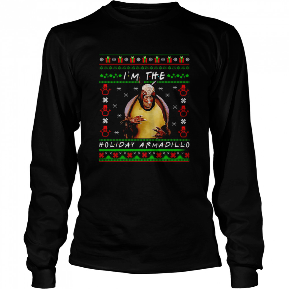 friends holiday armadillo sweater