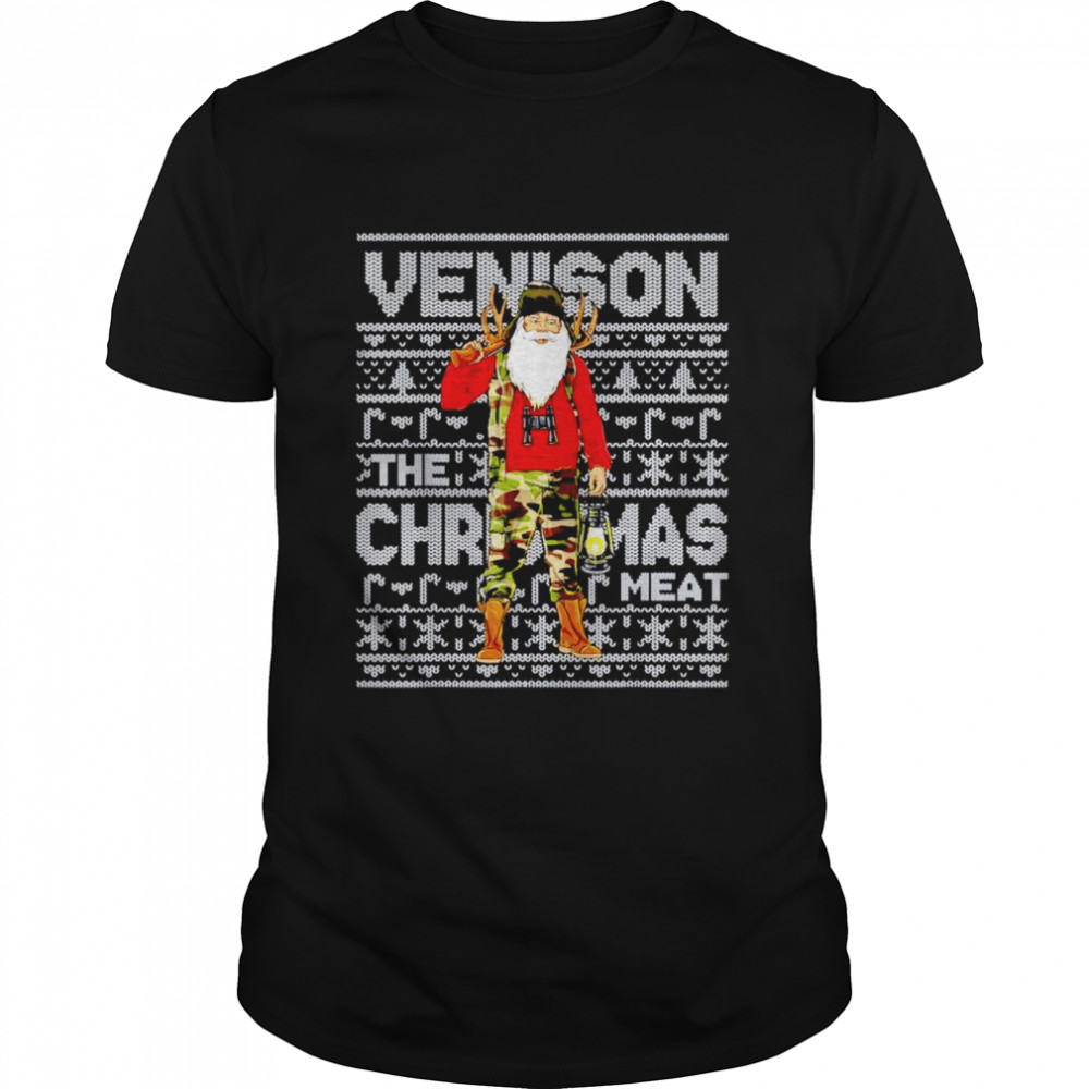 Santa hunter venison the Christmas meat shirt Classic Men's T-shirt