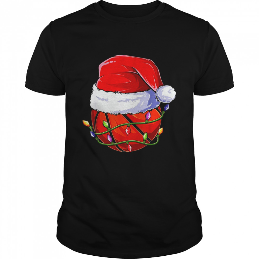 Basketball Christmas Boy Apparel, Santa Sport  Classic Men's T-shirt