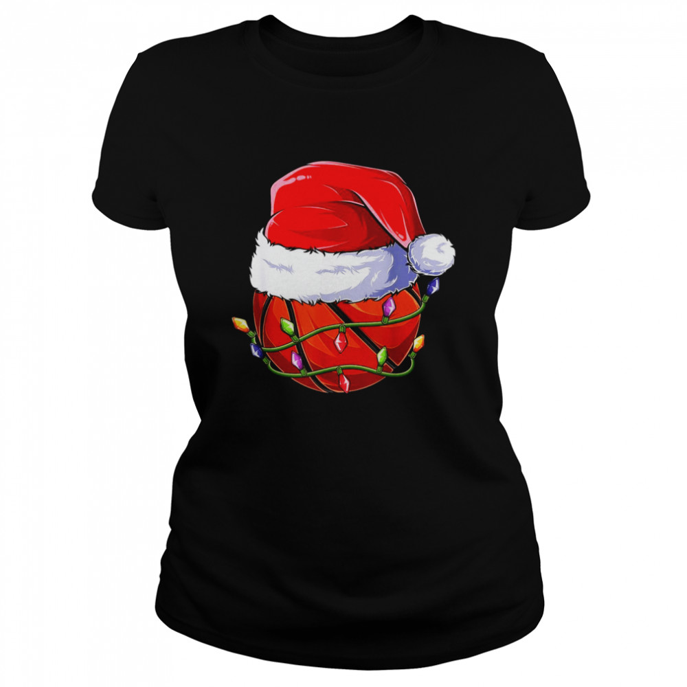 Basketball Christmas Boy Apparel, Santa Sport  Classic Women's T-shirt