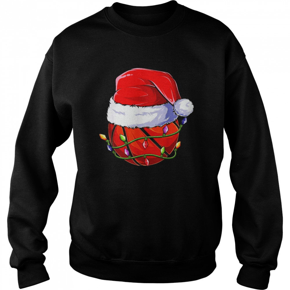 Basketball Christmas Boy Apparel, Santa Sport  Unisex Sweatshirt