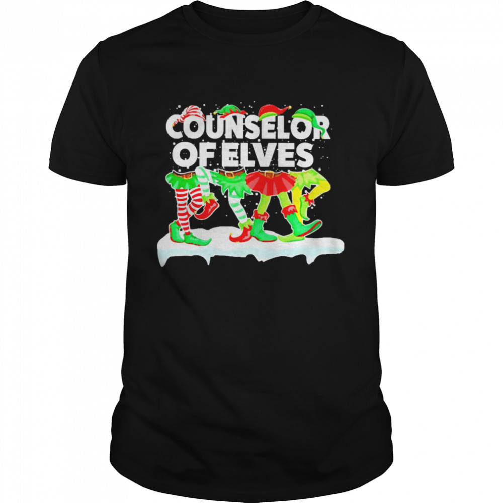 Grinch ELF Squad Counselor Of Elves Christmas Sweater Shirt