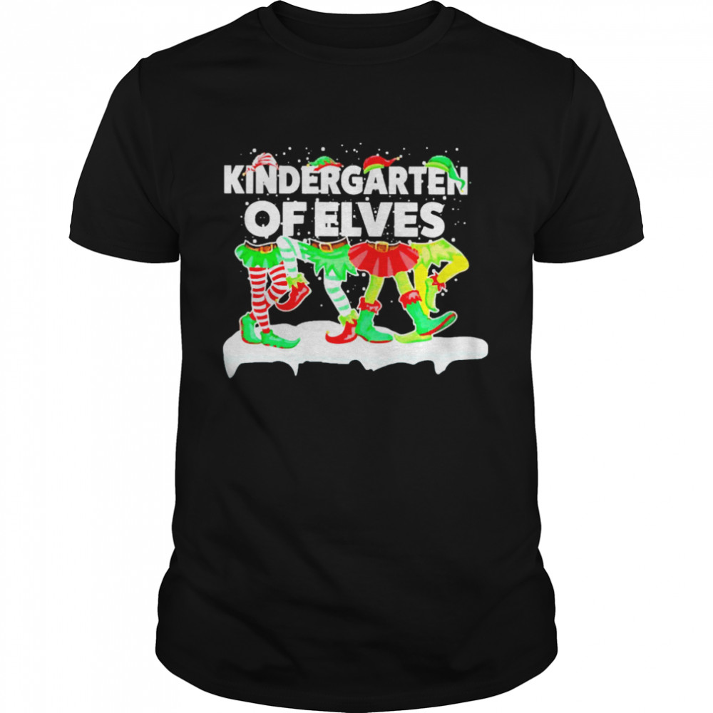 Grinch ELF Squad Kindergarten Of Elves Christmas Sweater Shirt