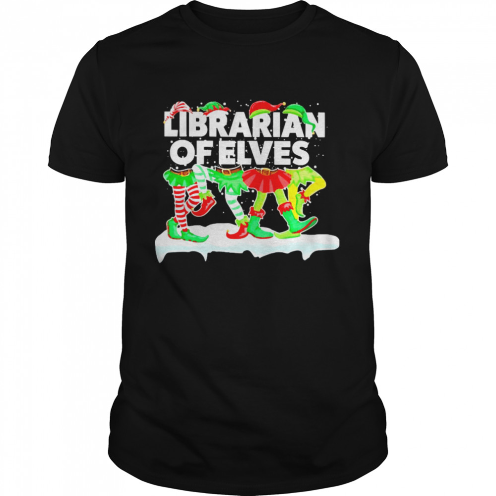 Grinch ELF Squad Librarian Of Elves Christmas Sweater Shirt
