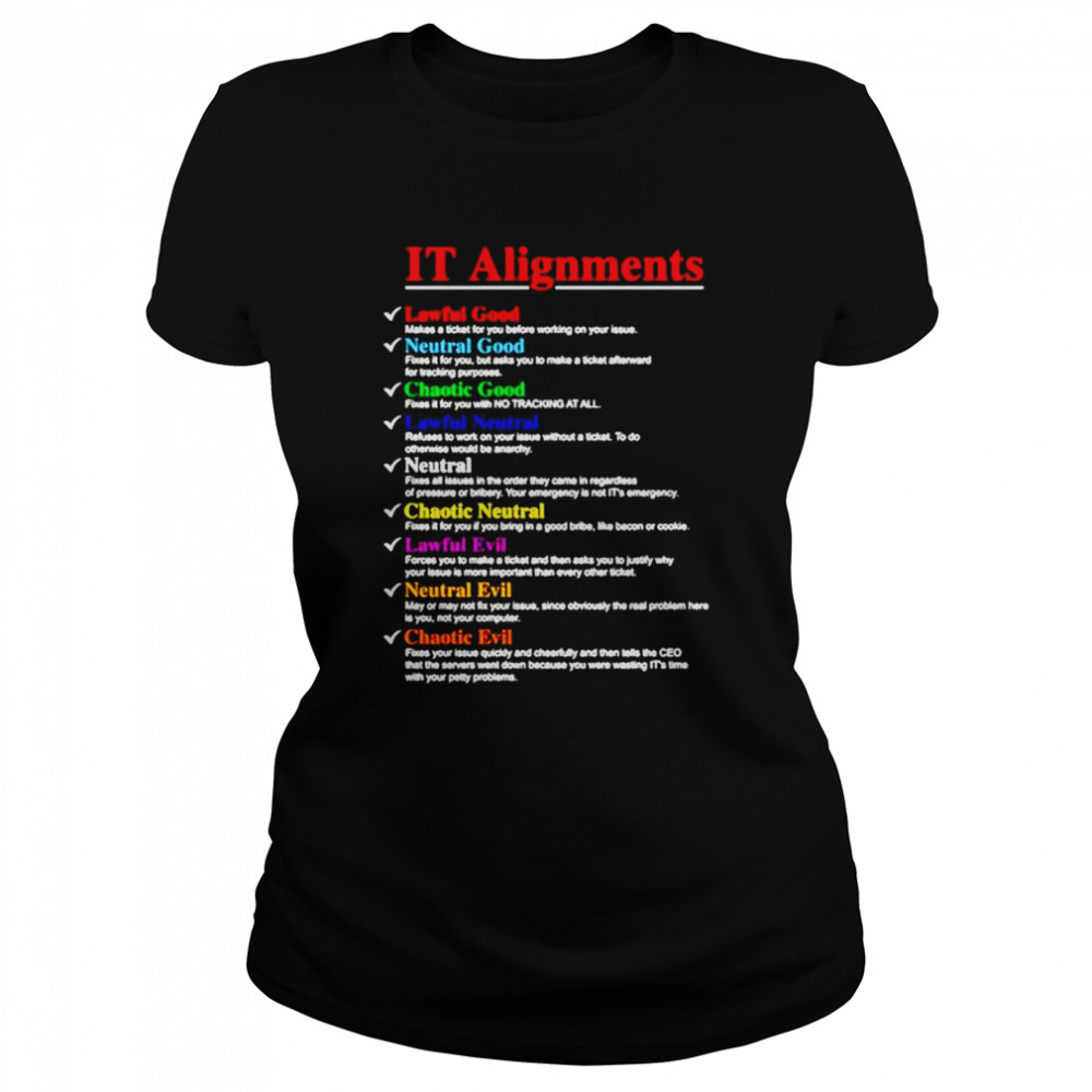 IT Alignments shirt - Trend T Store Online