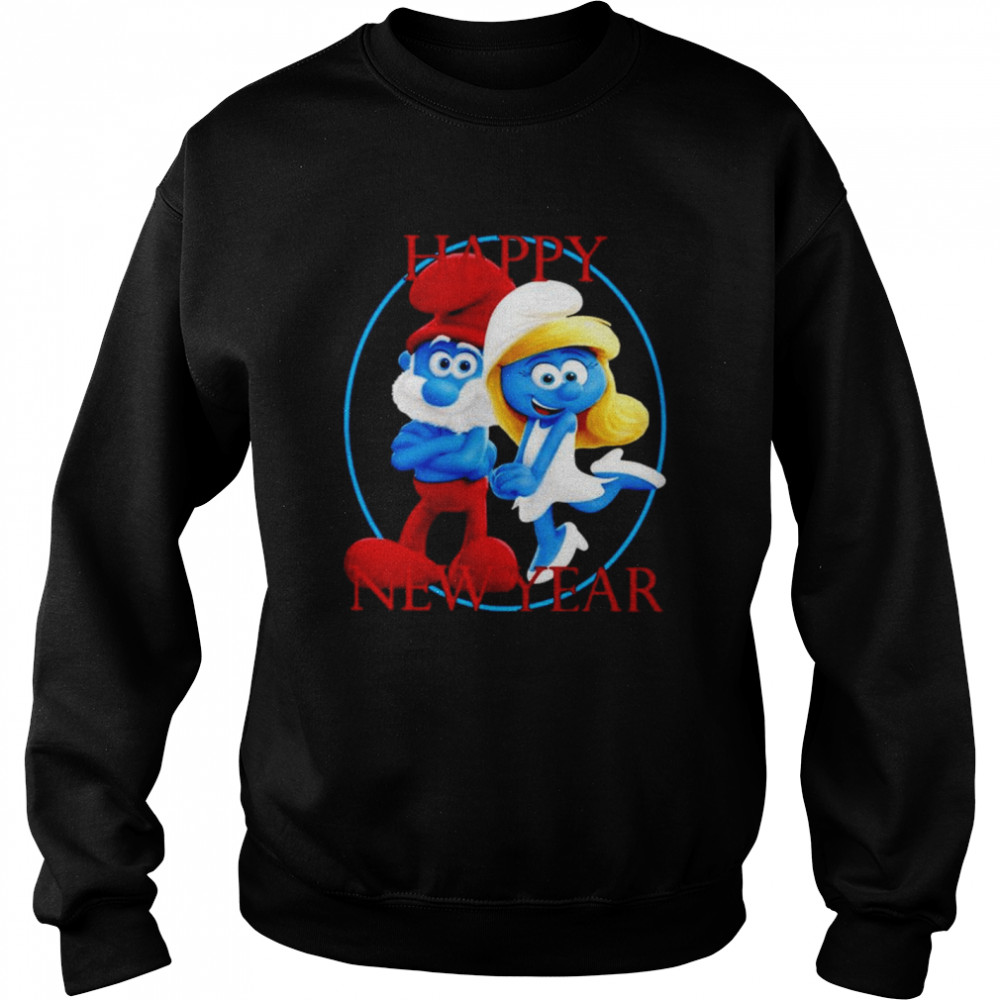 Smurfs Happy New Year shirt Unisex Sweatshirt