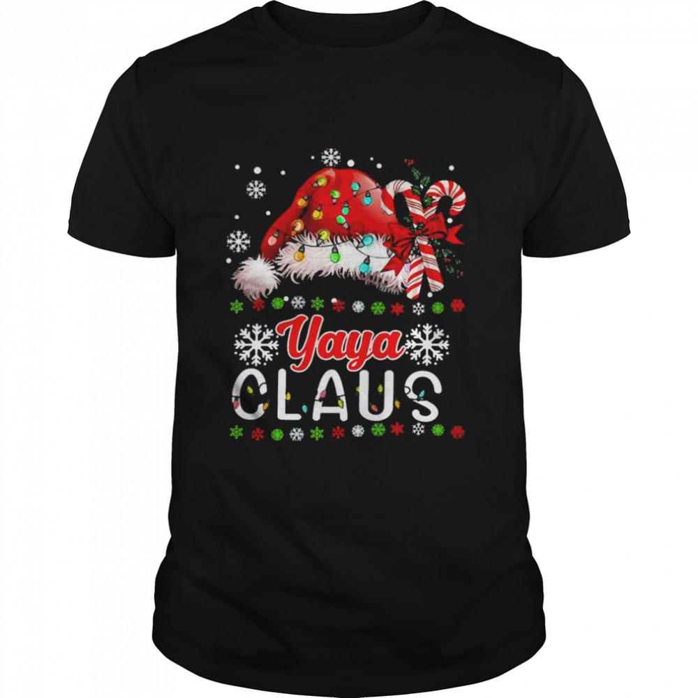 Santa Yaya Claus Grandma Christmas Sweater  Classic Men's T-shirt