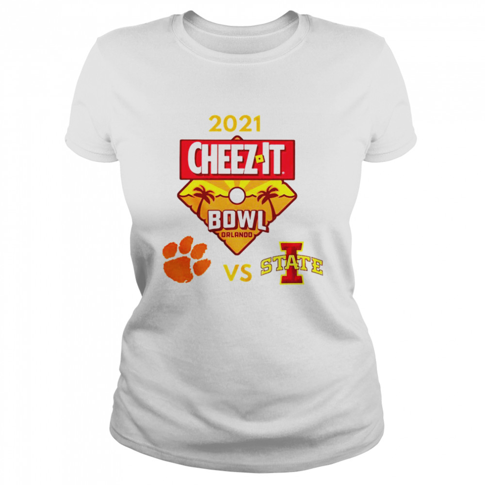 2021 Cheez-It Bowl Clemson Tigers vs Iowa State Cyclones shirt Classic Women's T-shirt