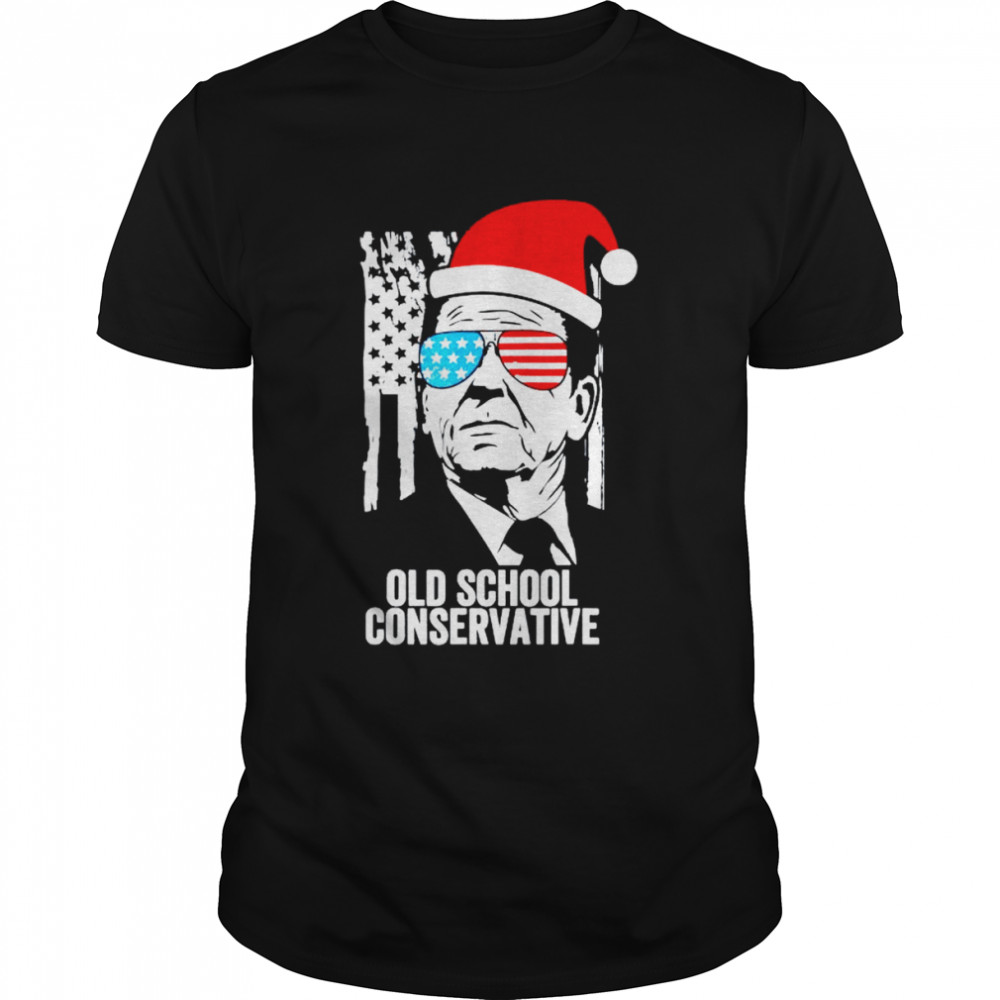 Ronald Reagan Christmas old school conservative shirt Classic Men's T-shirt