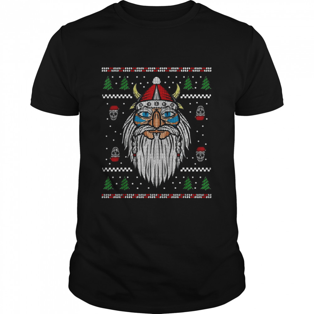Ugly Christmas Viking  Classic Men's T-shirt