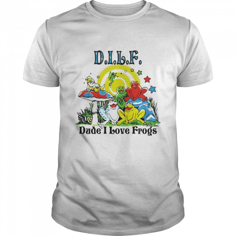 DILF Dude I Love Frogs shirt Classic Men's T-shirt