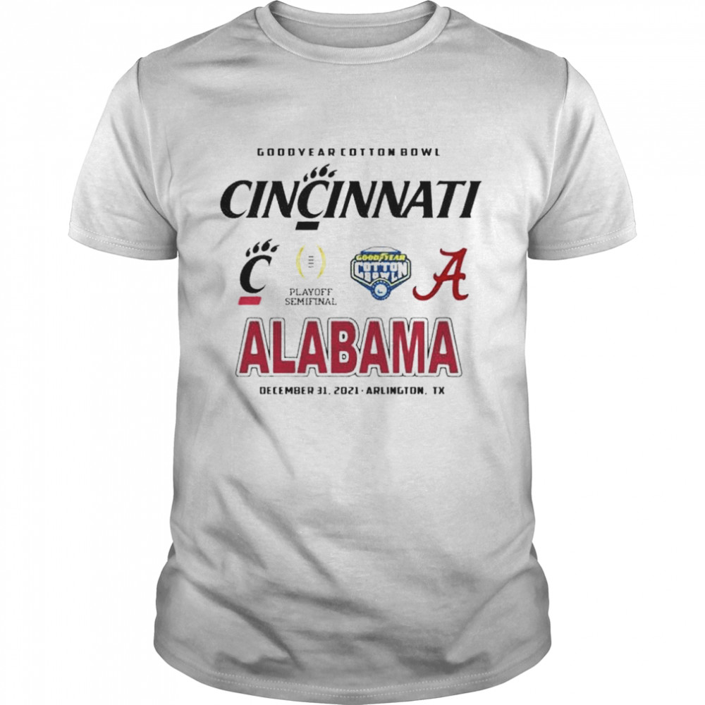 goodyear cotton bowl Cincinnati vs Alabama playoff semifinal shirt Classic Men's T-shirt