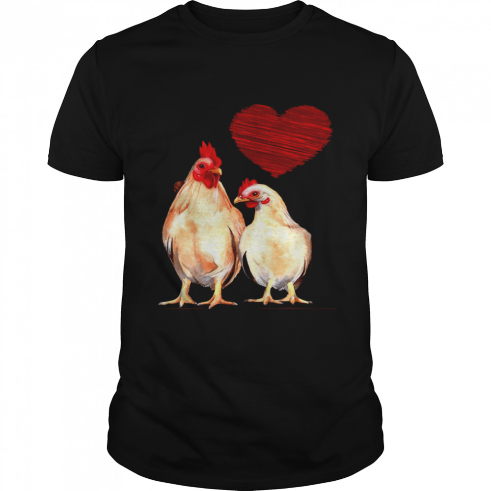 Love Chickens shirt Classic Men's T-shirt