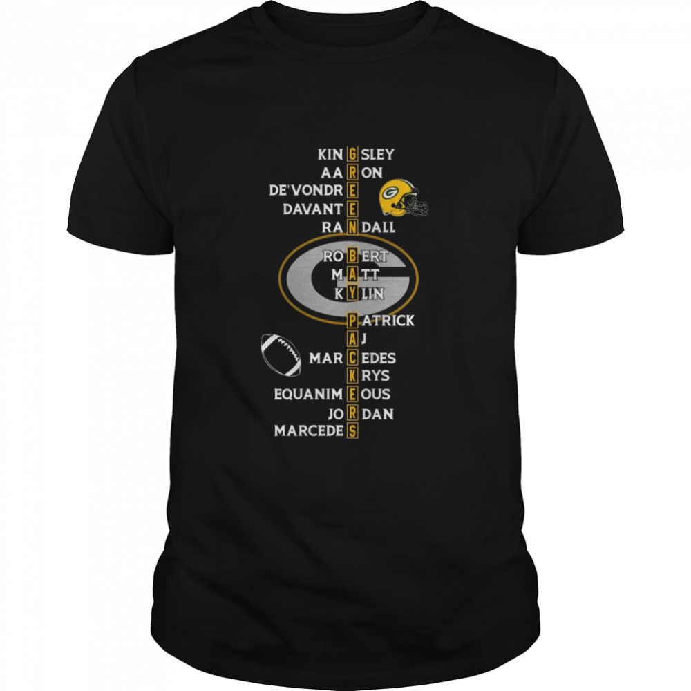 Green Bay Packers Kingsley Aaron De’vondre Davante  Classic Men's T-shirt