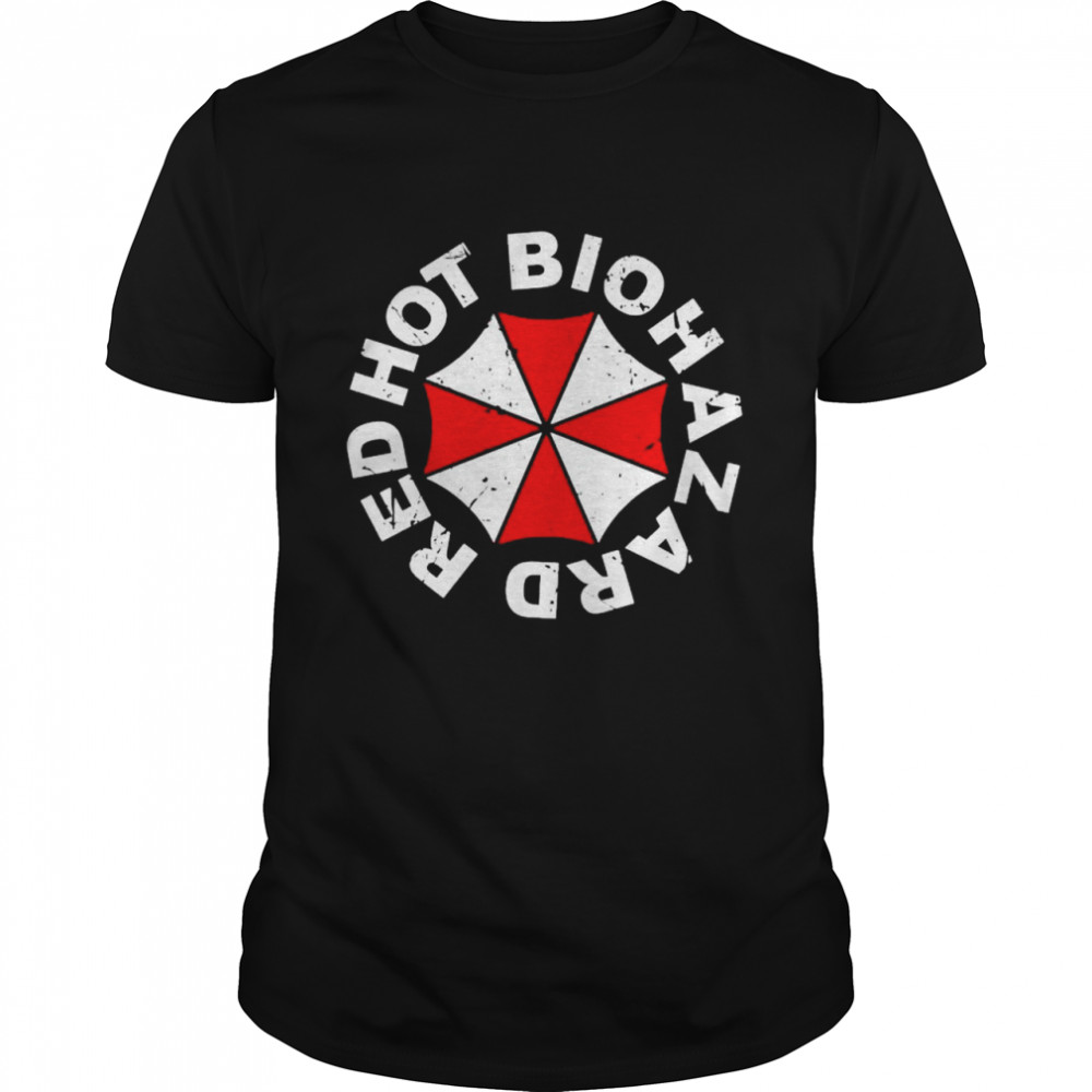 Resident red hot biohazard shirt Classic Men's T-shirt