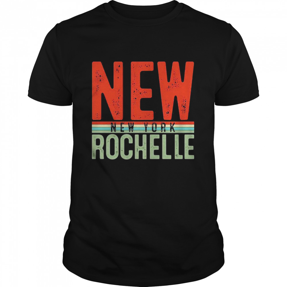 new Rochelle New York Retro  Classic Men's T-shirt