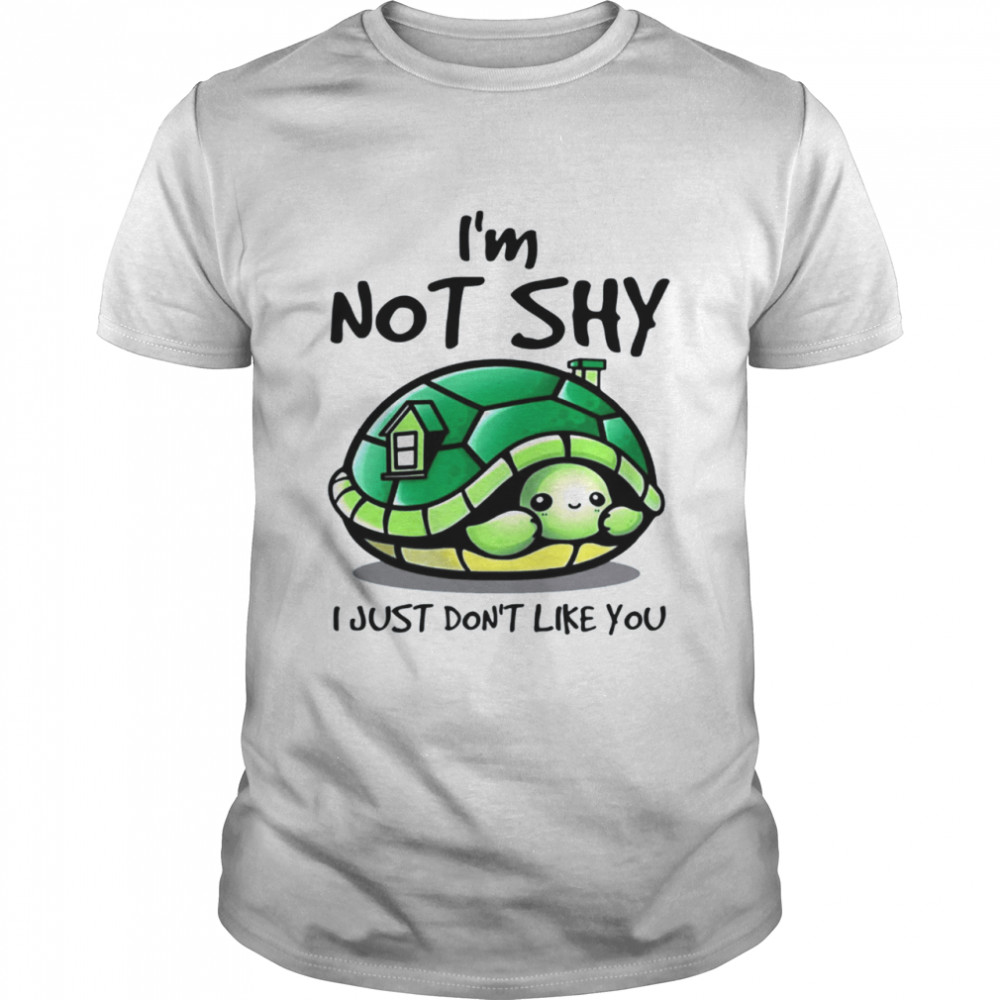 Turtles I’m Not Shy  Classic Men's T-shirt