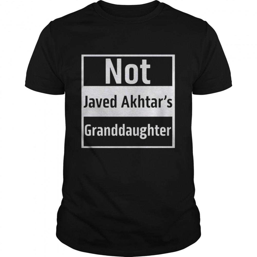 Not Javed Akhtar’s Granddaughter  Classic Men's T-shirt