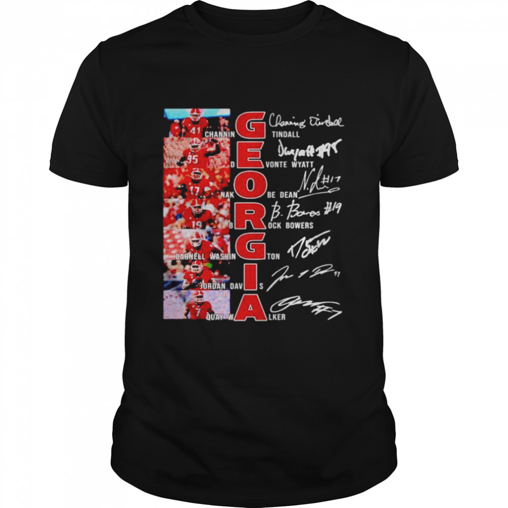 georgia Bulldogs players signature shirt Classic Men's T-shirt