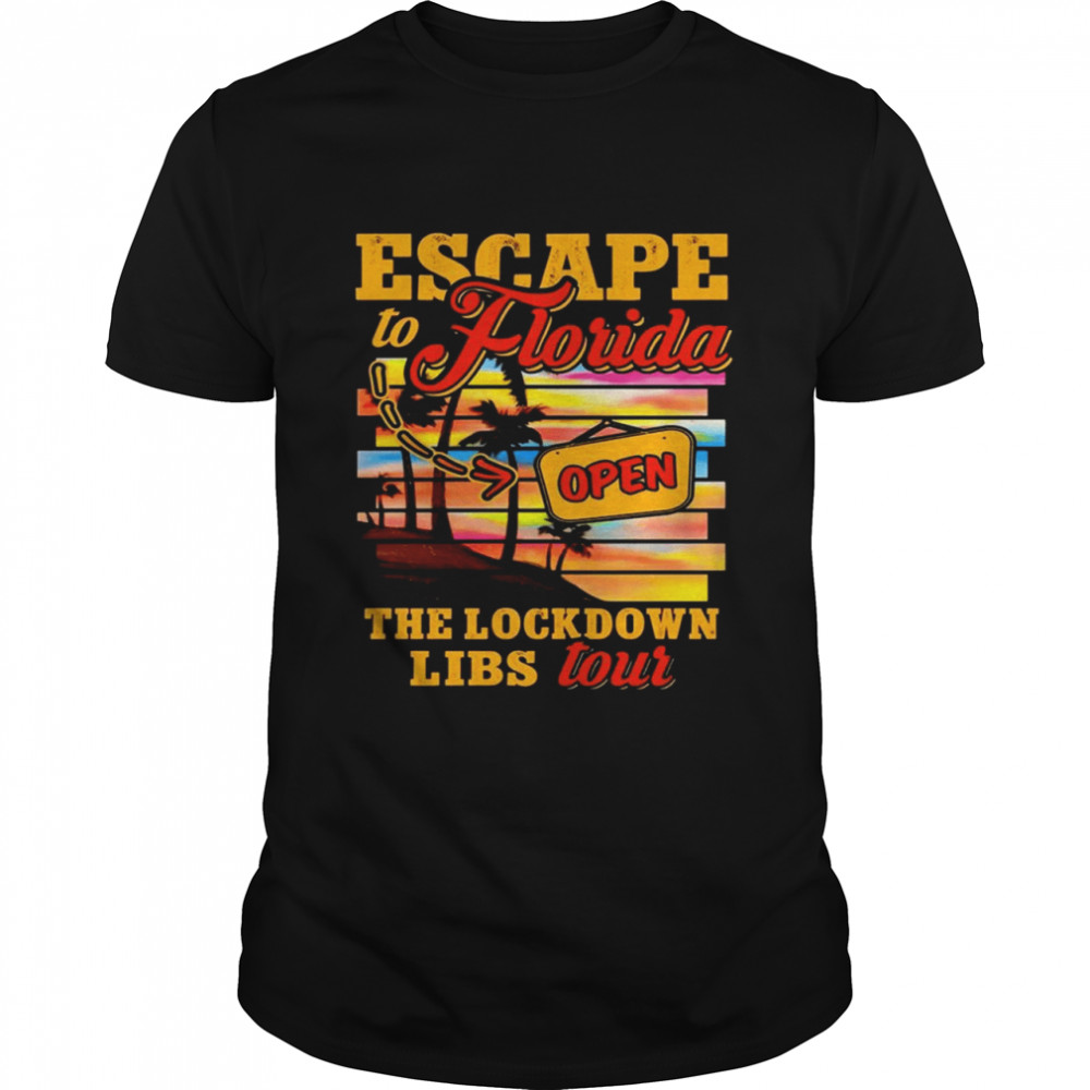 Escape To Florida Lockdown Libs Tour  Classic Men's T-shirt