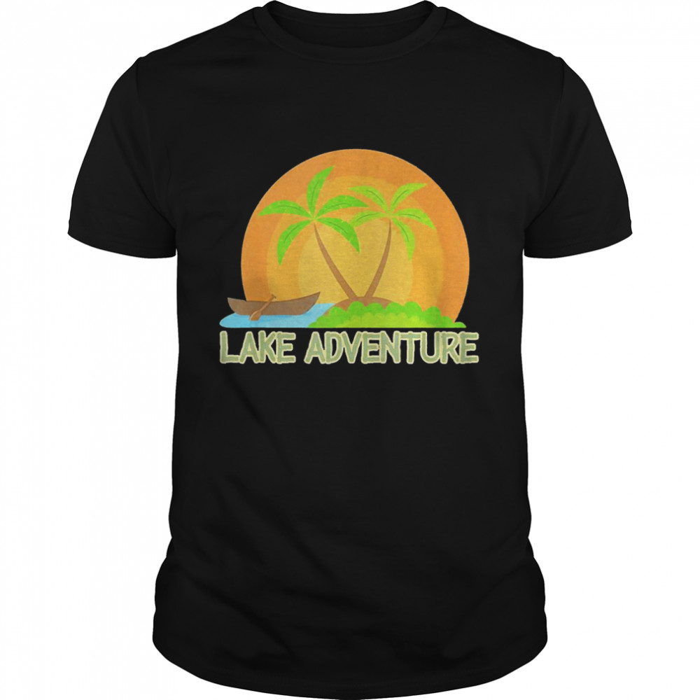 Lake Adventure Canoe And Kayaking  Classic Men's T-shirt