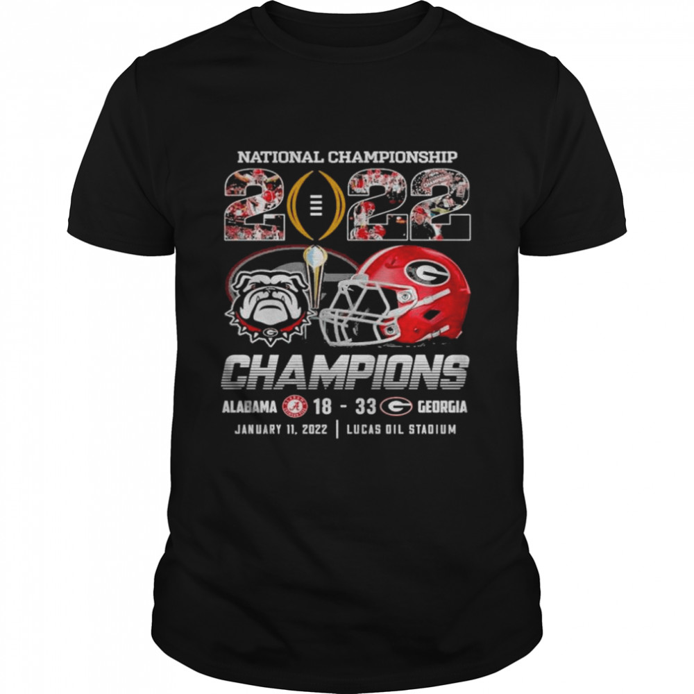 National championship 2022 champions alabama crimson tide and georgia bulldog shirt Classic Men's T-shirt