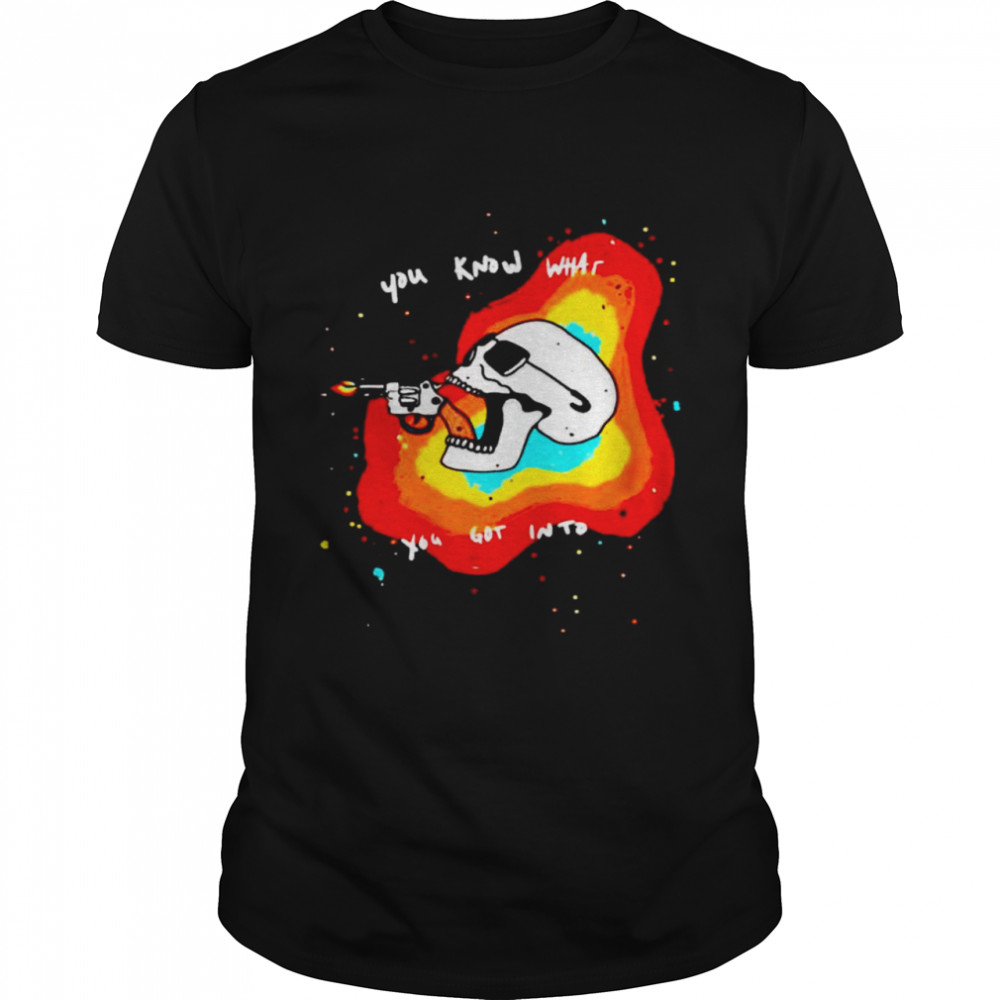 Skull you know what you got into shirt Classic Men's T-shirt