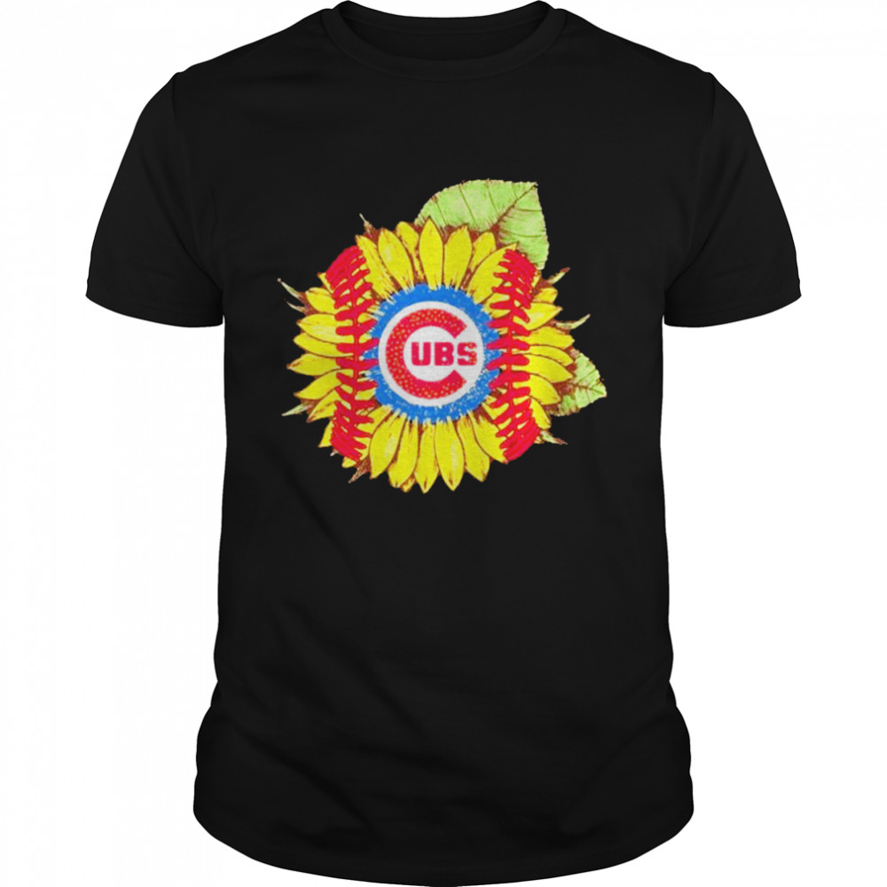 Baseball sunflower cubs shirt