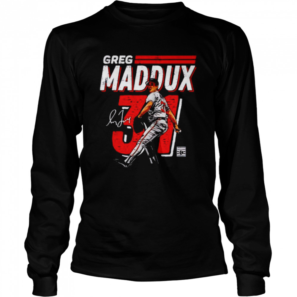 Greg Maddux 31 Atlanta Braves Dash Signature Shirt, hoodie