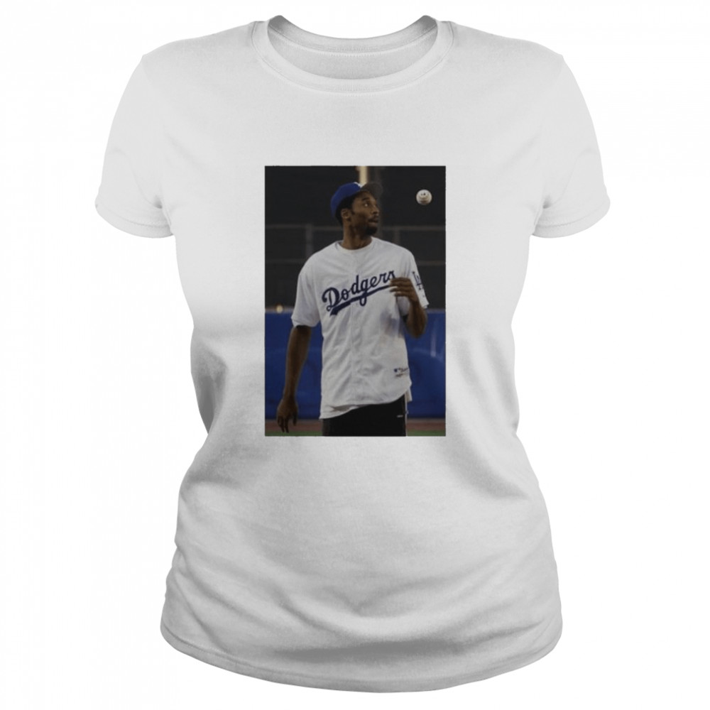 Get Buy Vintage Kobe Bryant LA Dodgers Blue T-Shirt