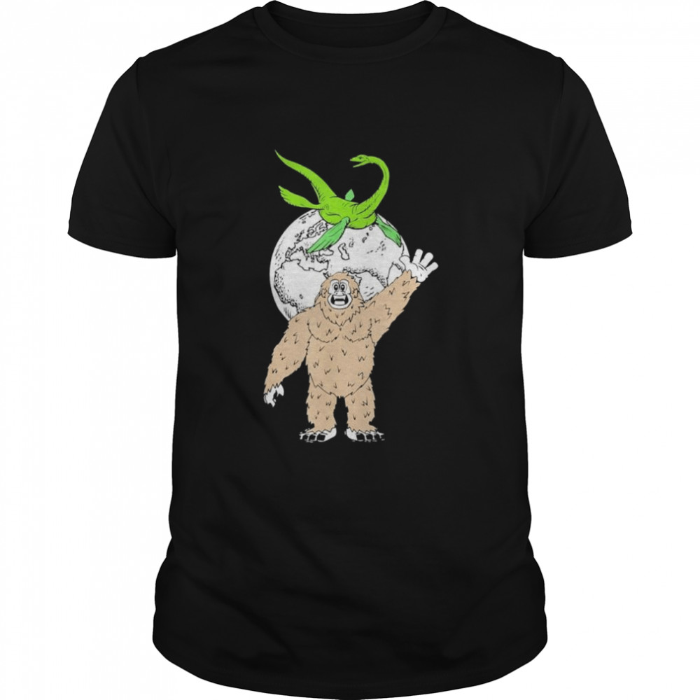 Bigfoot Lochness Earth Day Save The planet Environmentalist shirt Classic Men's T-shirt