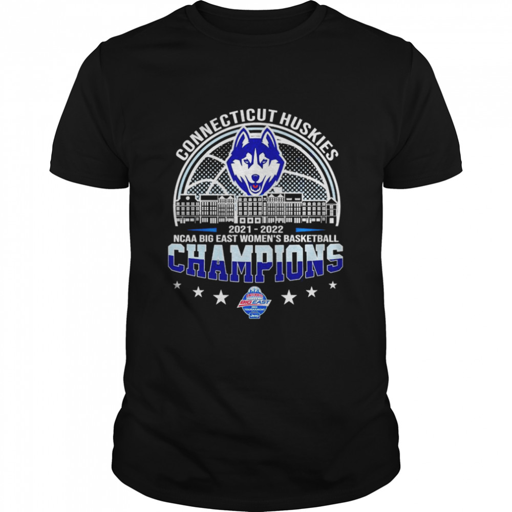 Connecticut Huskies 2021 2022 NCAA Big East women’s basketball Champions shirt Classic Men's T-shirt