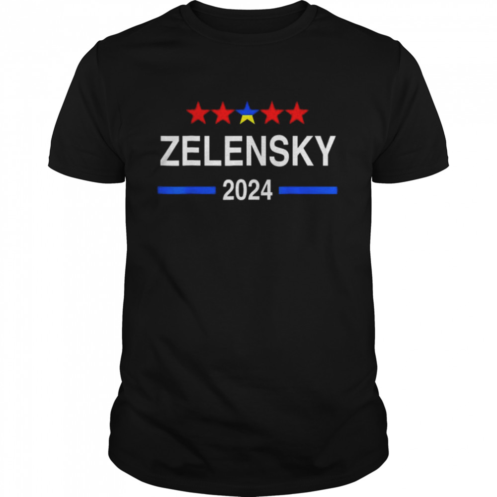President Zelensky 2024 Election Ukraine T- Classic Men's T-shirt