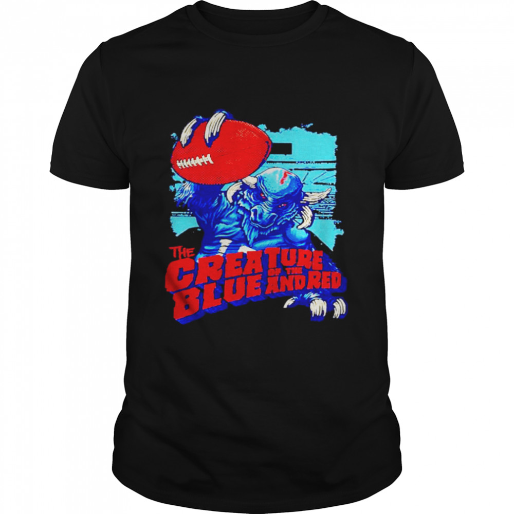Buffalo Bills the creature of the blue and red shirt Classic Men's T-shirt