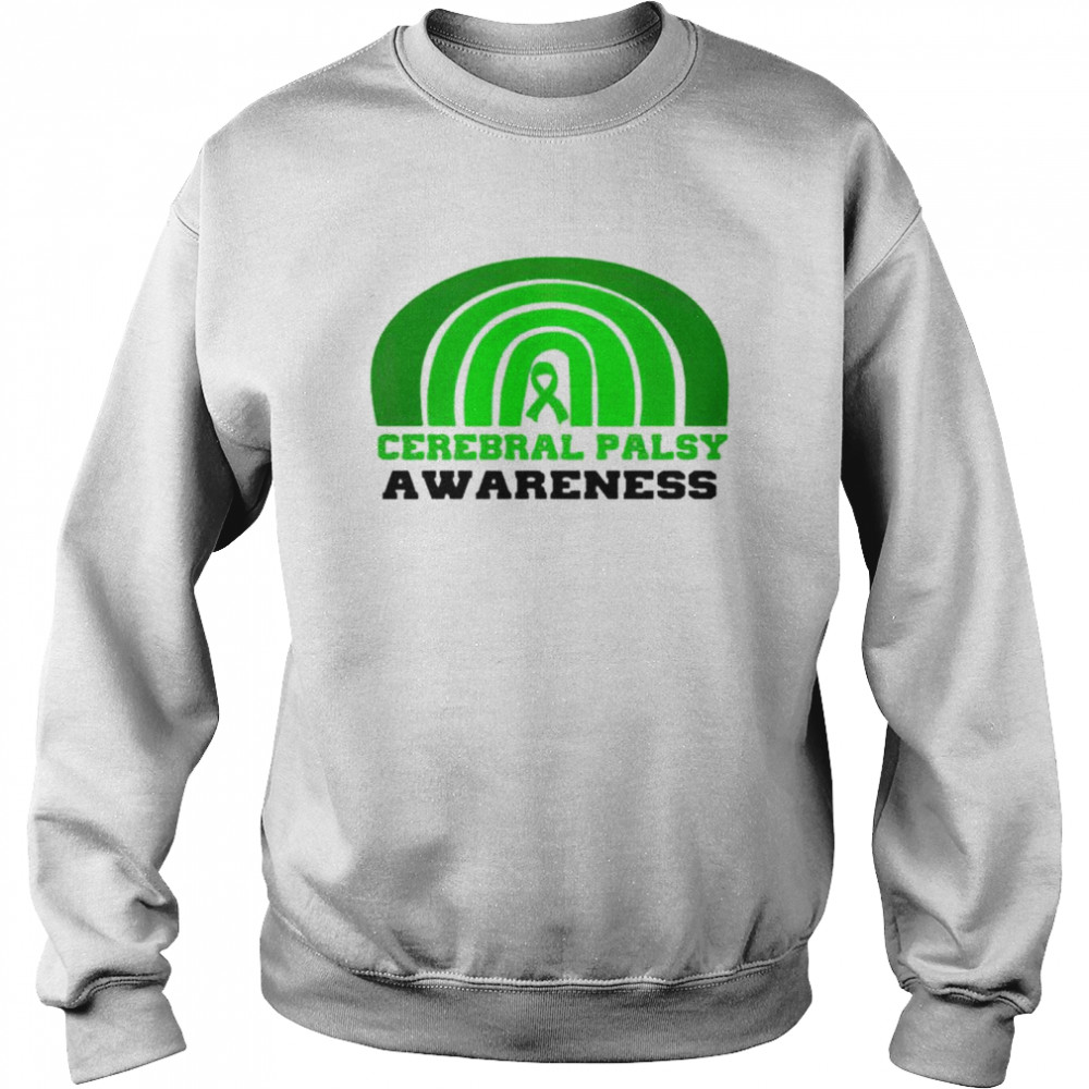 Cerebral Palsy Awareness Flower Crewneck Sweatshirt by Unapologetically You 22
