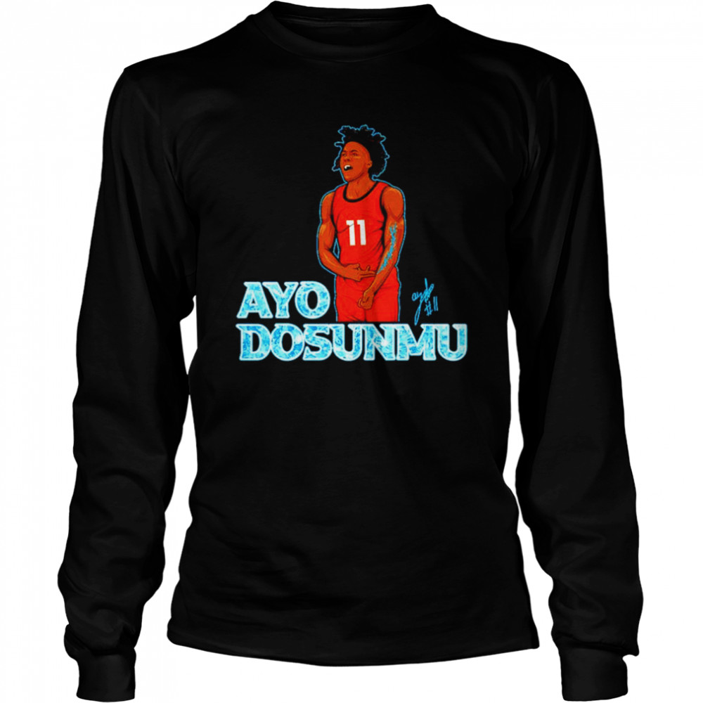 Ayo Dosunmu 11 Quamdeen Ayopo Dosunmu Chicago Bulls shirt Long Sleeved T-shirt