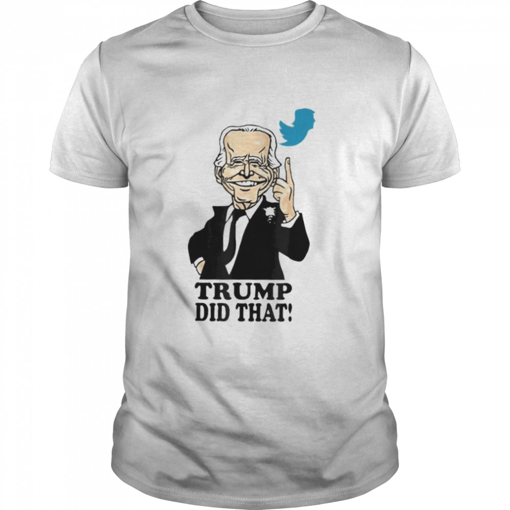Biden bird poop the birds don’t even like Biden 2022 shirt Classic Men's T-shirt
