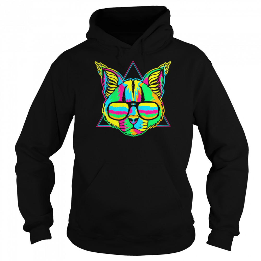 Caracal colorful shirt Unisex Hoodie