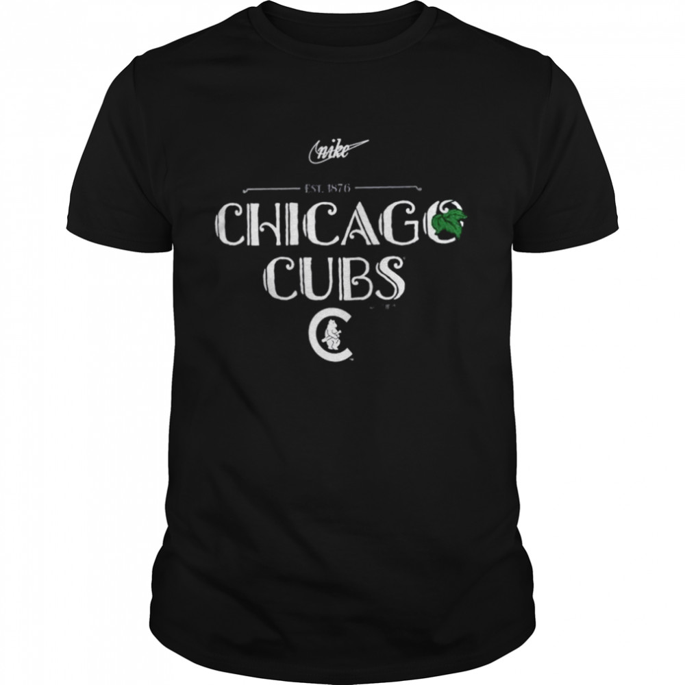 Chicago Cubs Nike Wordmark Local Team T-shirt Classic Men's T-shirt