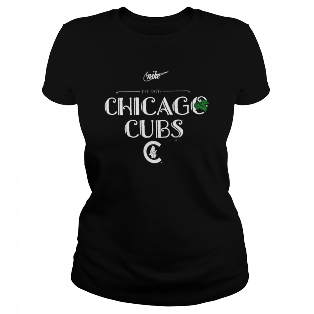 Chicago Cubs Nike Wordmark Local Team T-shirt Classic Women's T-shirt