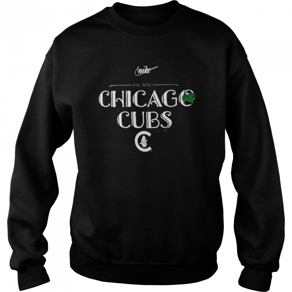 Chicago Cubs Nike Wordmark Local Team T-shirt Unisex Sweatshirt