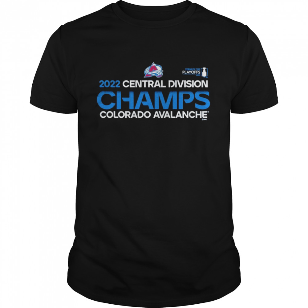 Colorado Avalanche 2022 Central Division Champions T-shirt