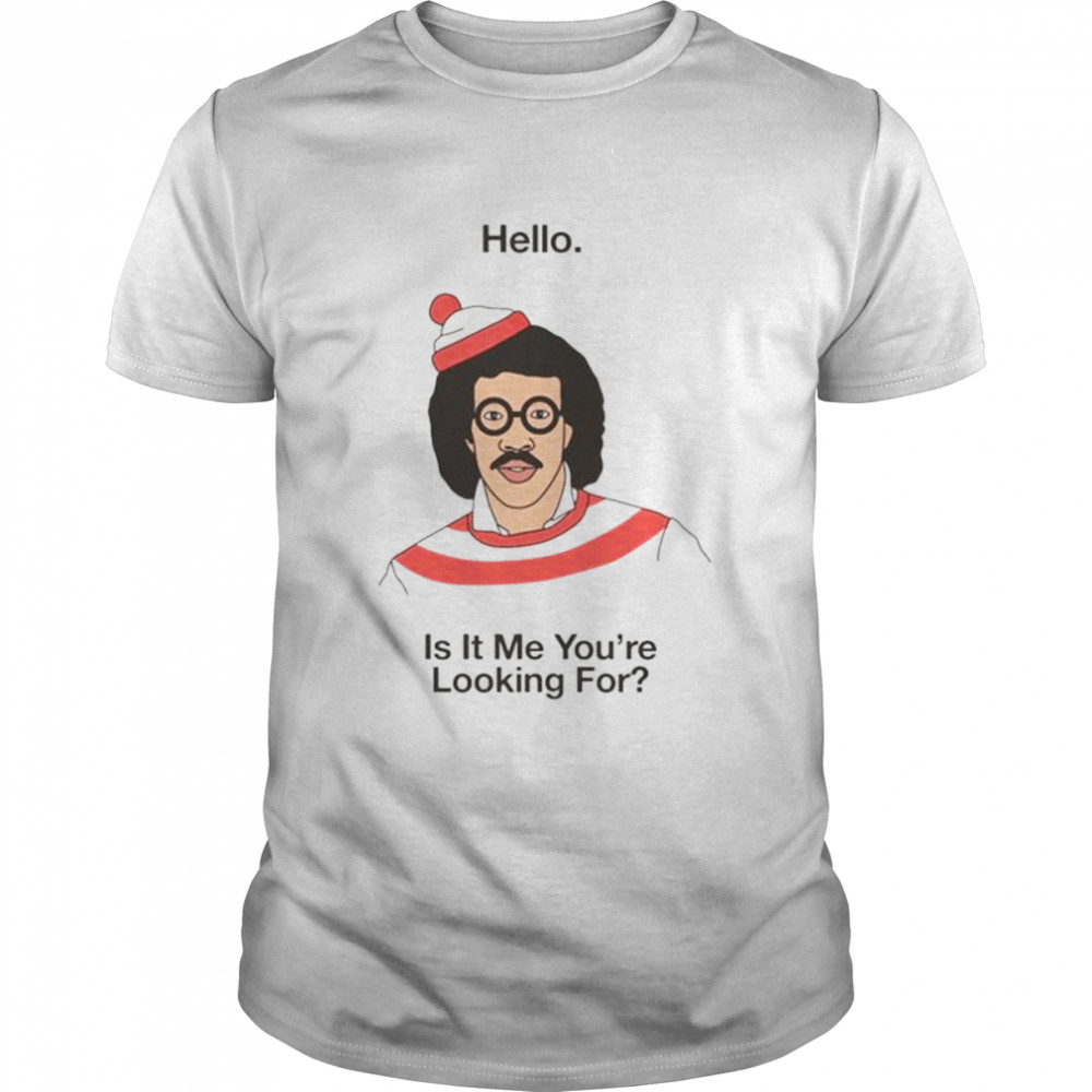 Hello Lionel Richie Waldo T-shirt Classic Men's T-shirt
