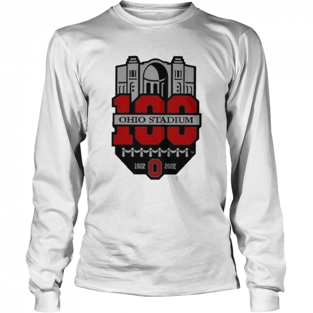 Ohio State Unveils Ohio Stadium’s 100th Anniversary Logo  Long Sleeved T-shirt
