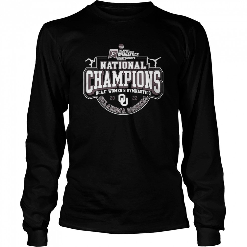 Oklahoma Sooners Blue 84 2022 NCAA Women’s Gymnastics National Champions T-shirt Long Sleeved T-shirt
