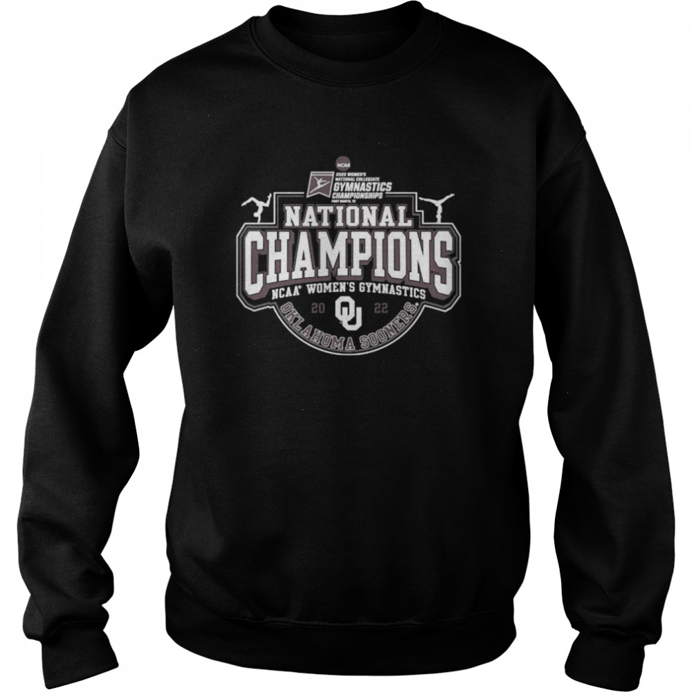 Oklahoma Sooners Blue 84 2022 NCAA Women’s Gymnastics National Champions T-shirt Unisex Sweatshirt