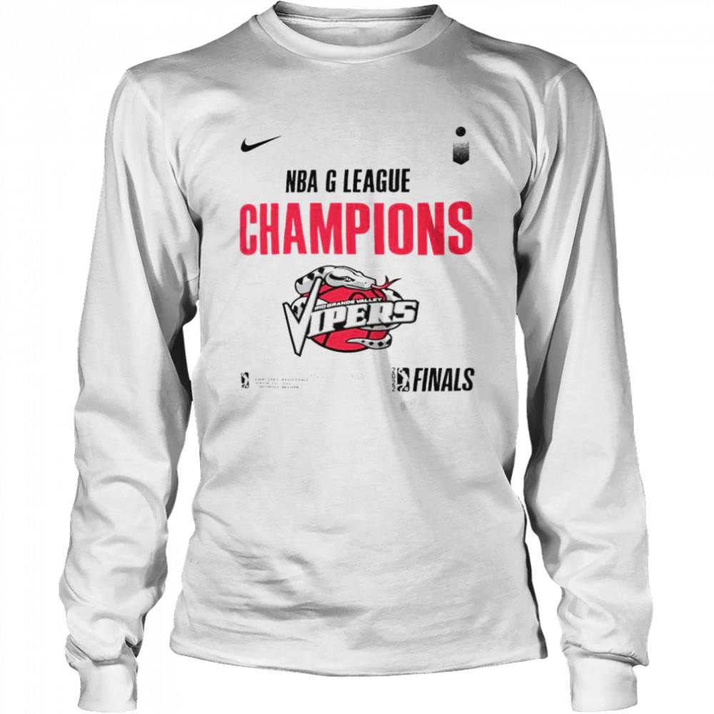 Rio Grande Valley Vipers Nike 2022 G League Champions T-shirt Long Sleeved T-shirt
