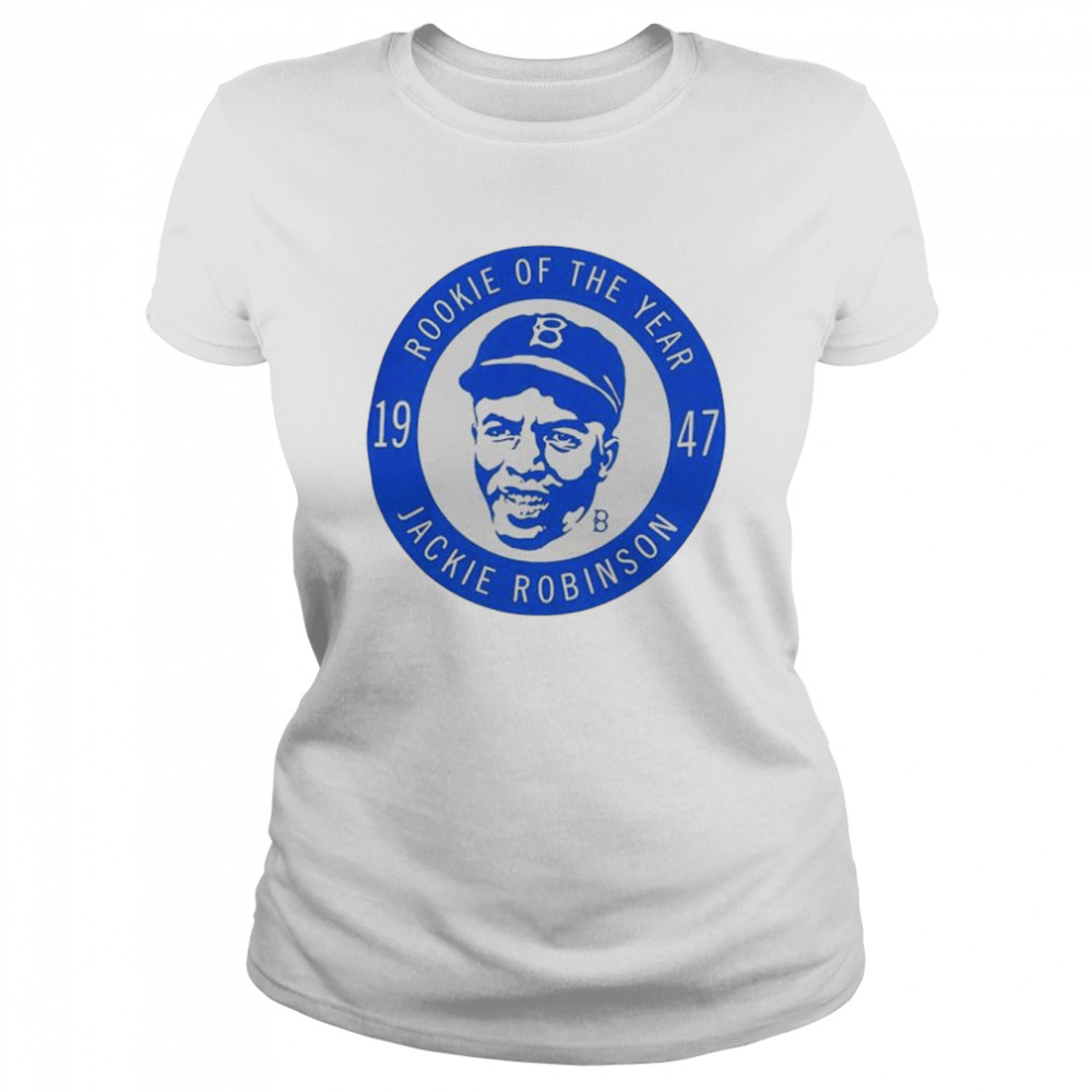 Rookie Of The Year Brooklyn Dodgers Jackie Robinson shirt Classic Women's T-shirt