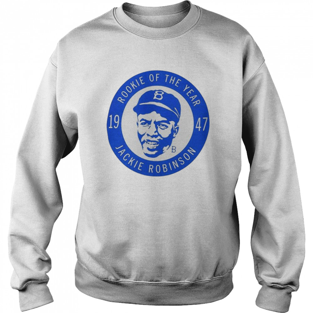Rookie Of The Year Brooklyn Dodgers Jackie Robinson shirt Unisex Sweatshirt